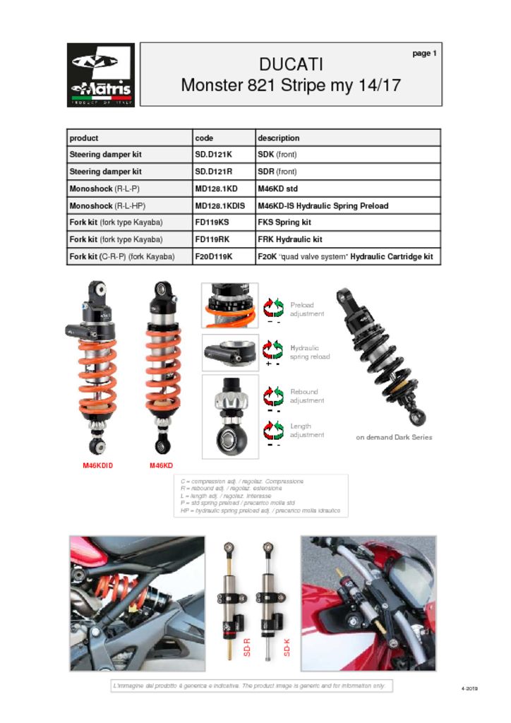 thumbnail of Ducati Monster 821 Stripe 14-17 web