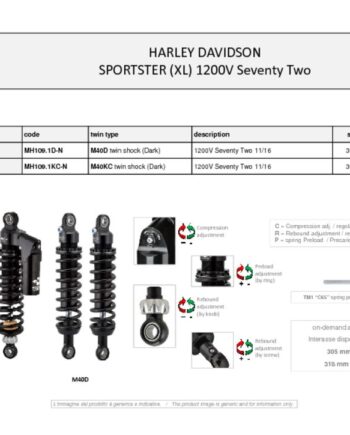 thumbnail of Harley Davidson Sportster (XL) 1200V Seventy Two 11-16 web